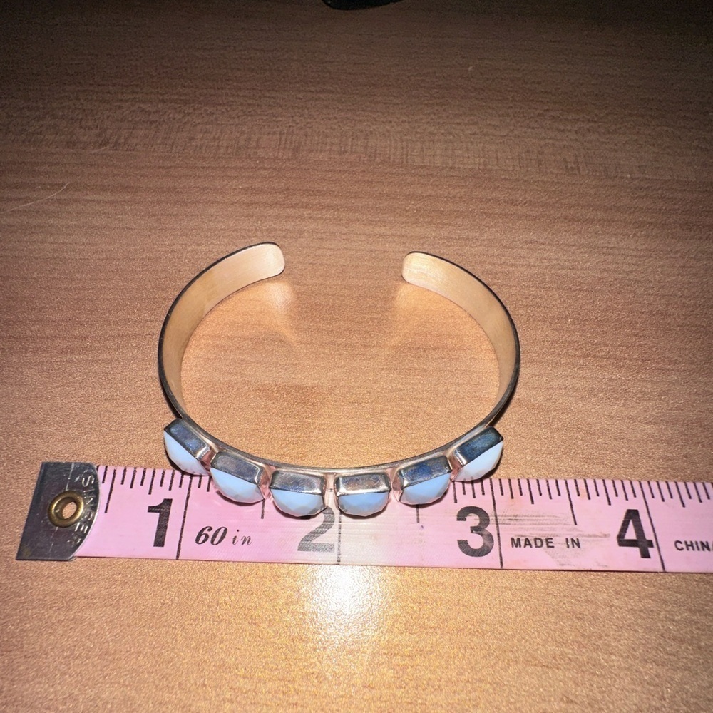 Multistone sterling silver cuff bracelet by Jay King - Picture 13 of 13